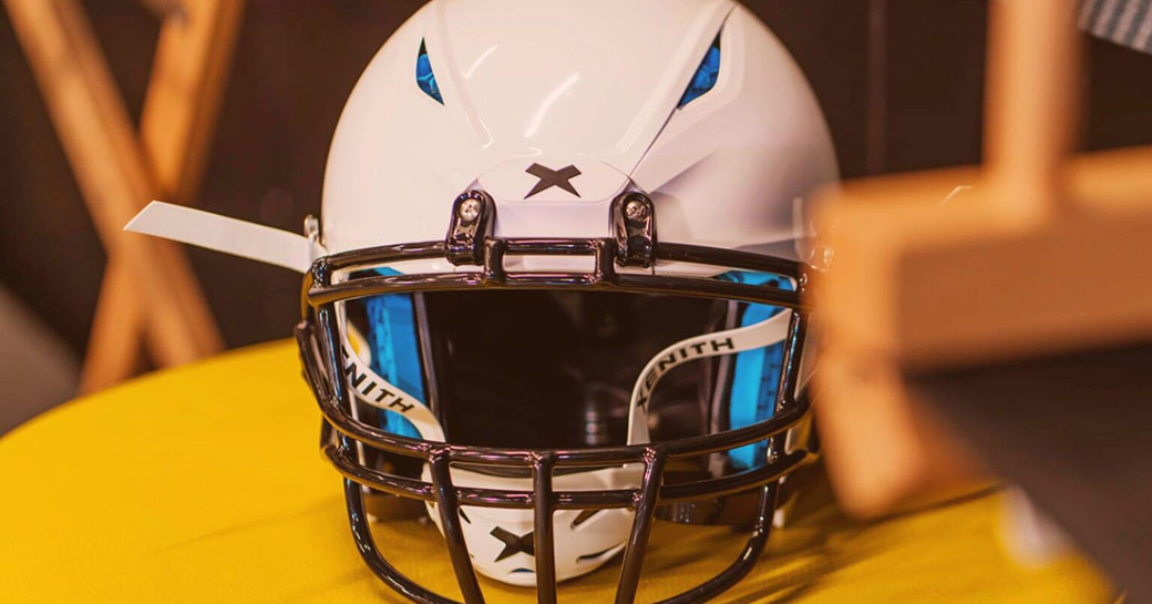 Xenith football helmet